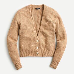 V-neck sparkle cardigan sweater in Supersoft yarn Large